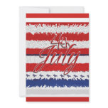 4 July "Independence day" party CUSTOMIZABLE Custom Announcements