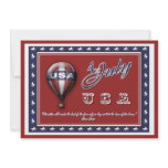 4 July "Independence day" party CUSTOMIZABLE invitations