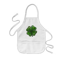 4 leaf clover apron