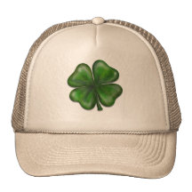 4 leaf clover mesh hats