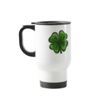 4 leaf clover coffee mugs