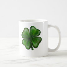 4 leaf clover mugs