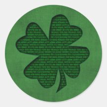 4 leaf clover sticker