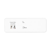 4-legged children are a blessing (pic) custom return address labels