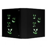4 Lit Jack-O-Lanterns - Green
