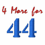 4 More for 44 - Obama Biden 2012 Embroidered Shirt