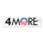 4 More - Obama 2012 Bumper Stickers