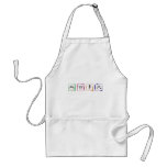 4 seasons in Japanese - black text Apron