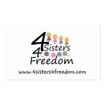 4 Sisters 4 Freedom Business Card