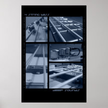 4-String Bass-Guitar Poster