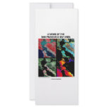 4 Views Of The Bay Area (Satellite Imagery) rack cards