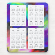Year Calendar on Year Calendar  2012 2015  Mousepad