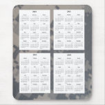 4 Year calendar (2012-2015) on Camoflauge Look Des Mouse Pads