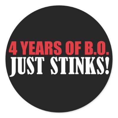 4 Years of BO Just Stinks! Round Sticker by citizencampaign