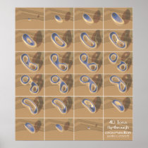4D torus fly-through cross-section Posters