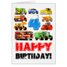 4ème anniversaire de grands camions carte