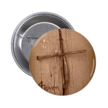 4Given (Forgiven) 4 Nails Form Christian Cross Button