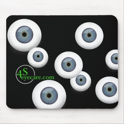 4S eyecare Mouse Pad by RubberEyeball