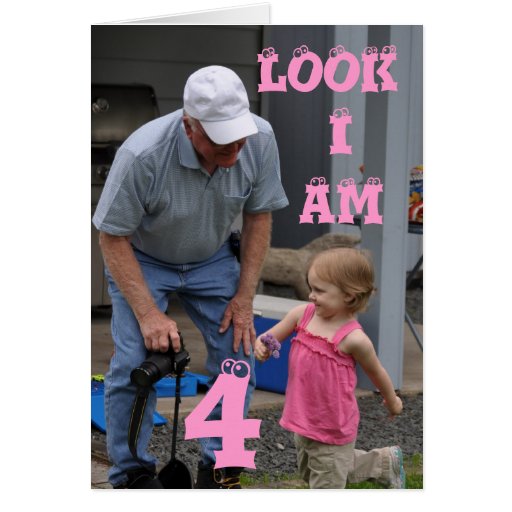 4th Birthday Card