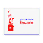 4th fourth of july party invite post cards