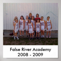 4th Grade Girls Basketball Poster
