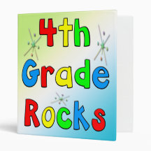 4th Grade Rocks Avery Binder