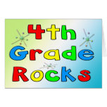4th Grade Rocks Greeting Cards