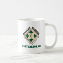 4th ID Mountain Warrior Fort Carson Mug