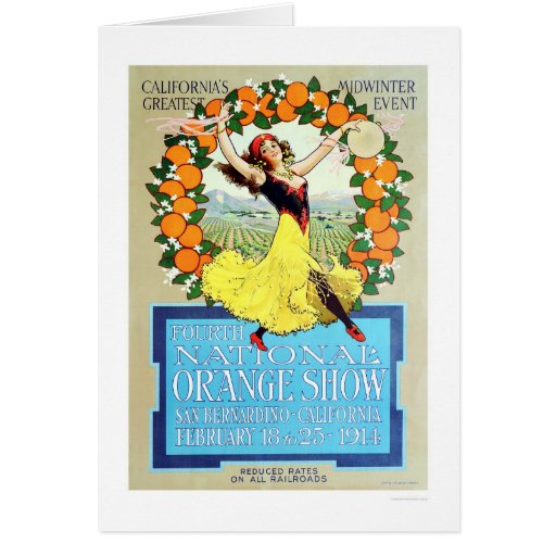 4th National Orange Show 1914 Cards