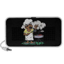 4th Of July Barbeque Portable Speaker