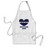 4TH OF JULY BBQ KING Apron