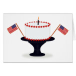 4th Of July Birthday Cake Greeting Cards