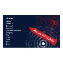4th of July - Business Business Card Template