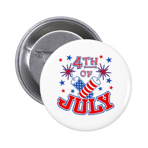 4th of July Button