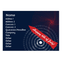 4th of July - Chubby Business Card