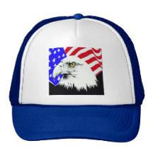 4th of July Eagle Trucker Hat