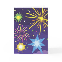 4th of July Fireworks Greeting Card
