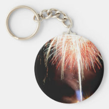 4th of July Fireworks Key Chain