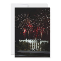 4th of July Fireworks over the White House Custom Announcements