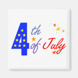 4th of July Fridge Magnet