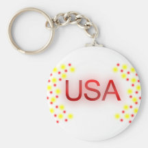 4th of July Key Chain