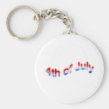 4th of July Key Chain