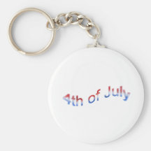 4th of July Keychain