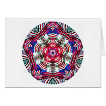 "4th of July" Mandala Greeting Cards