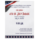 4th of July Modern Stars and Stripes Forever Flag Full Color Flyer