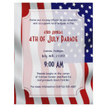 4th of July Stars and Stripes Forever Flag Flyer Design