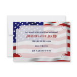 4th of July Stars and Stripes Forever Flag invitations