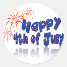 4th of july sticker