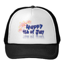 4th of july trucker hat