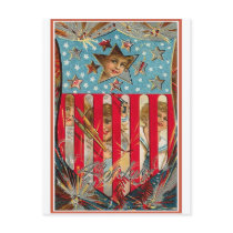 4th of July - Vintage Art Post Cards